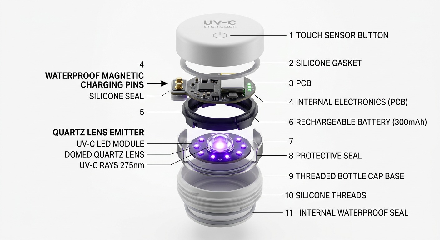 Tapa Purificadora Zelmavi UV-C Cap